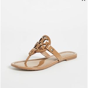 Tory Burch “Miller” Tan Thong Sandals SIZE 6.5